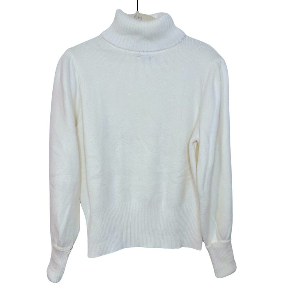 EUC Women’s French Connection White Turtleneck Sweater Size S